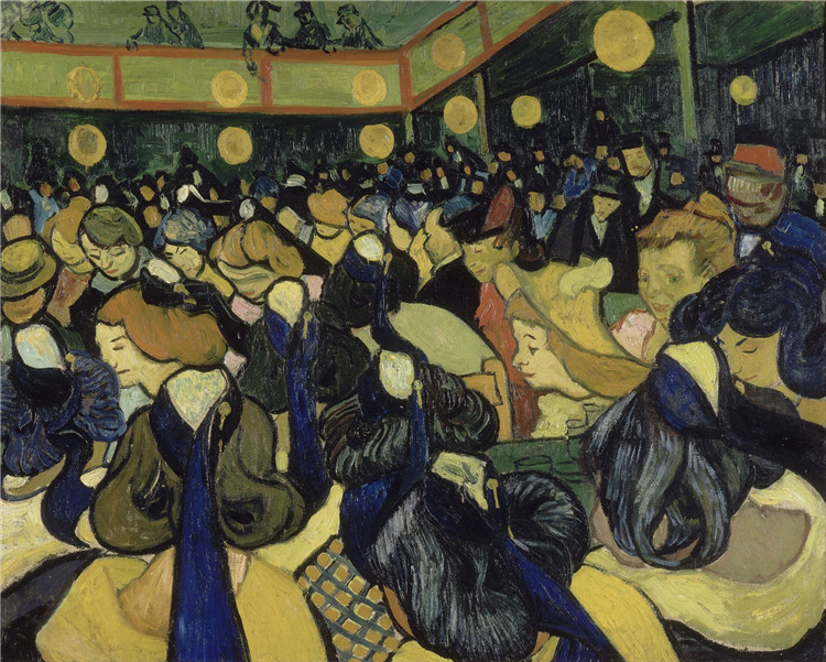 The Dance Hall In Arles Van Gogh Oil Painting